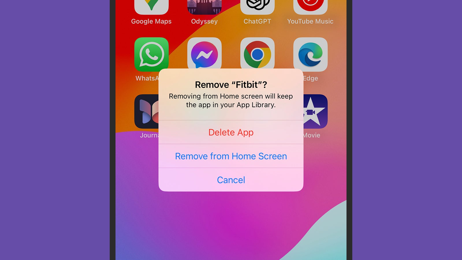 How to remove apps from your home screens on your iPhone