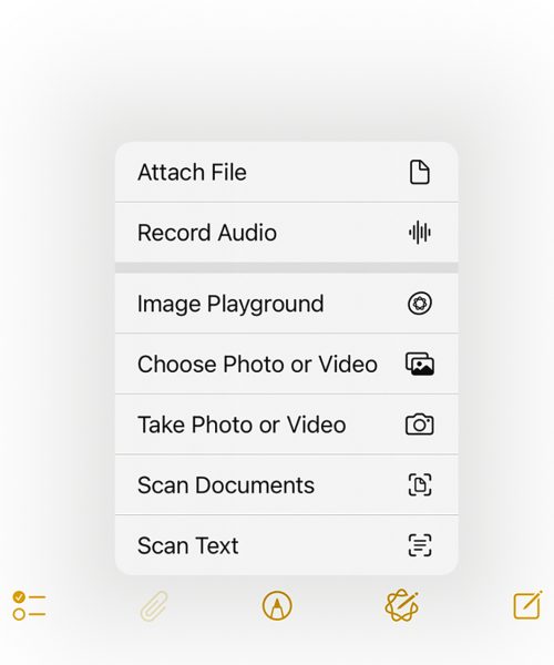 How to record audio and get transcripts in Notes on iOS 18