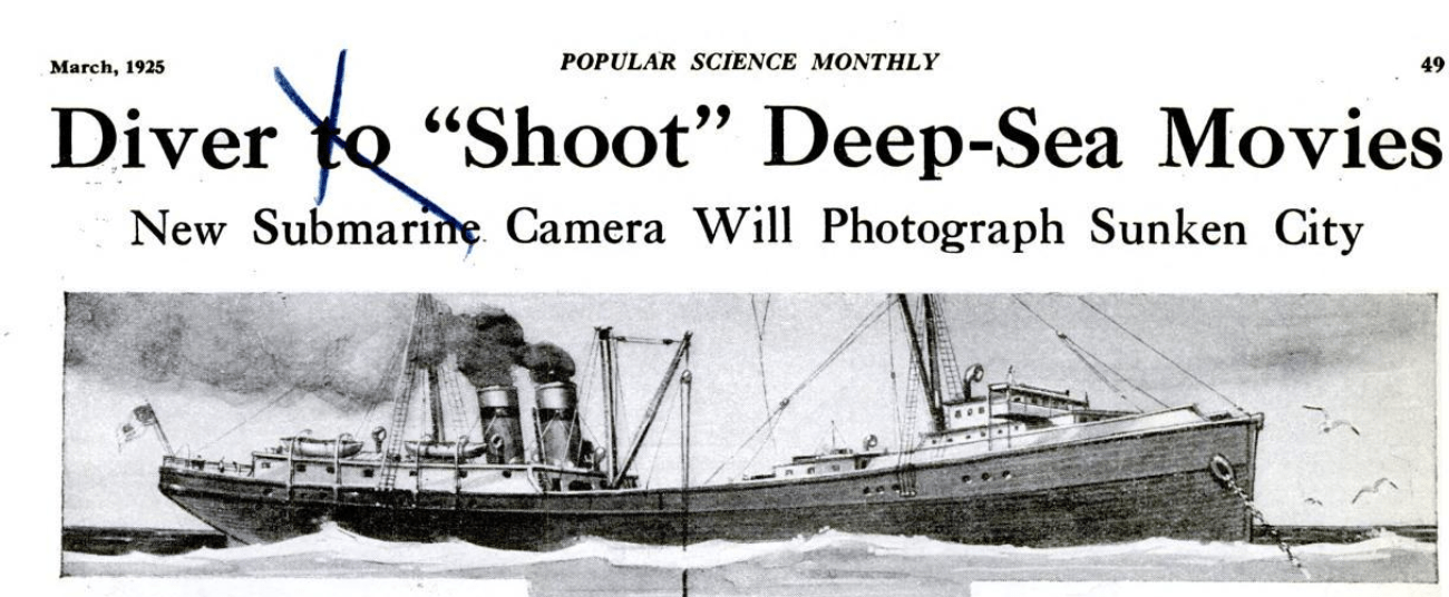 100 years of deep-sea filmmaking and ocean exploration
