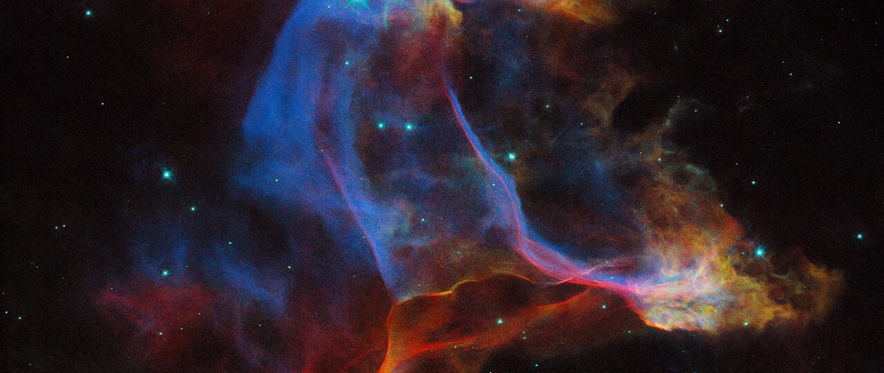 Candy-colored atoms shine in new image of the Veil Nebula