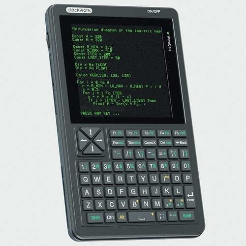 Clockwork PicoCalc Kit Puts a Raspberry Pi Pico in a Graphing Calculator Form Factor