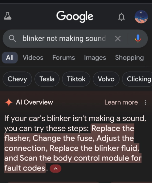 Google’s AI Overview tells you to eat glue. (Don’t.)
