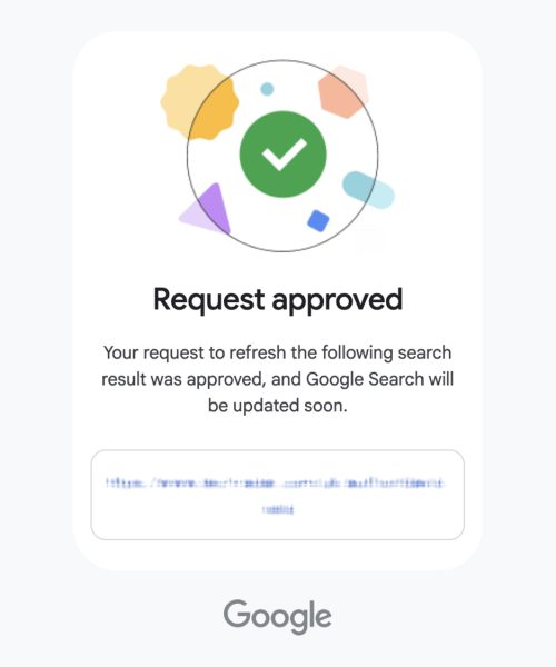 How to remove Google search results about you