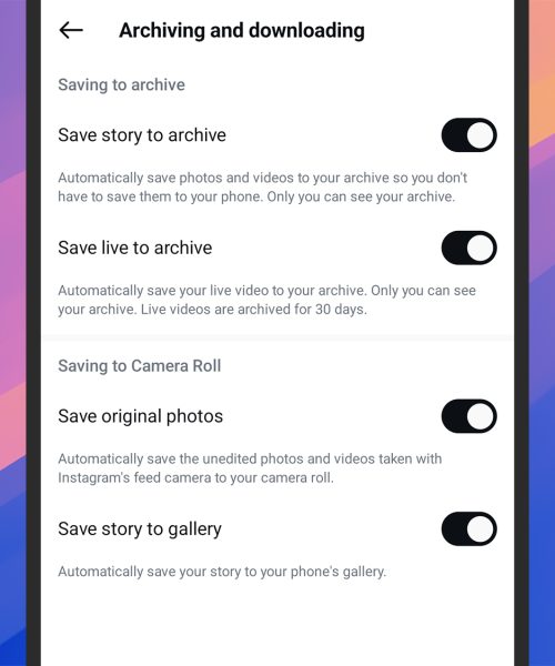 How to save all your old Instagram stories and posts