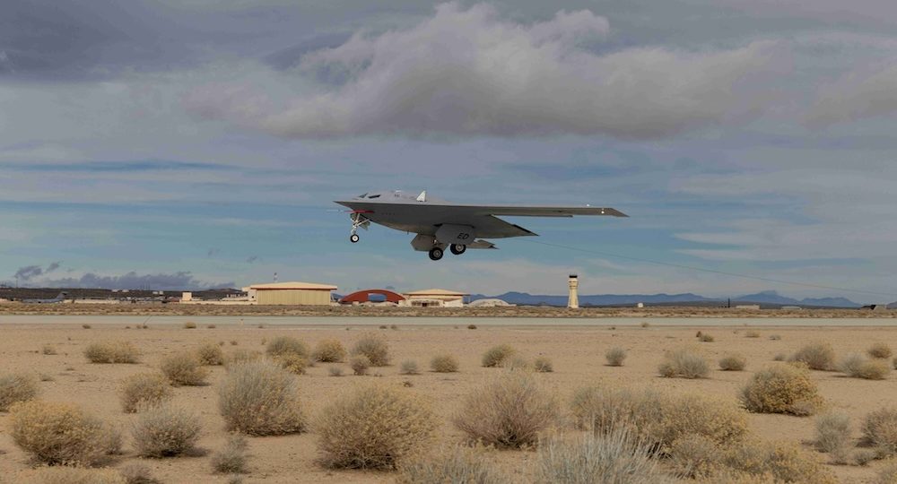 See the B-21 nuclear stealth bomber’s first official flight photos