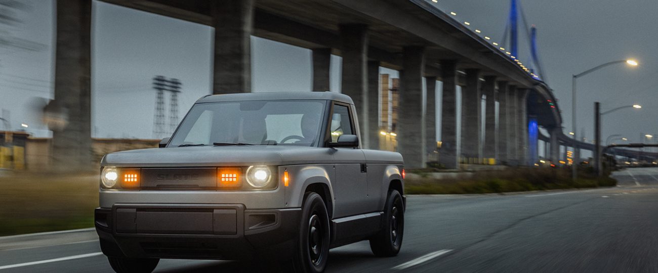 Minimalist EV pickup truck has no stereo and a $20,000 price tag