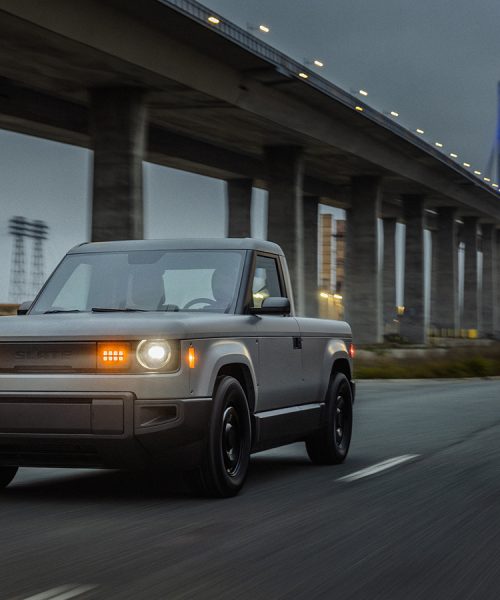Minimalist EV pickup truck has no stereo and a $20,000 price tag