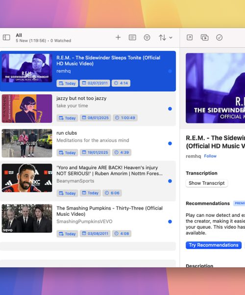 Play is the best companion app for YouTube power users