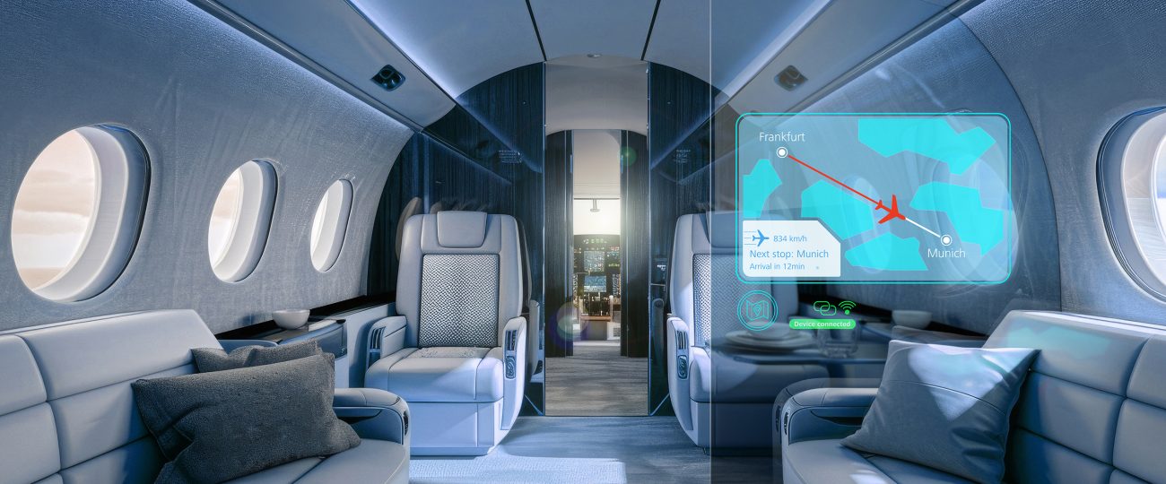 Smart glass windows would beam in-flight info over scenic views