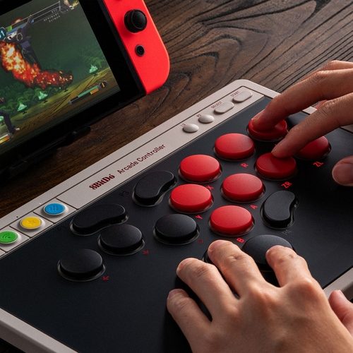 8BitDo Arcade Controller Puts an All-Button Fight Pad in an Ultra-Slim Package