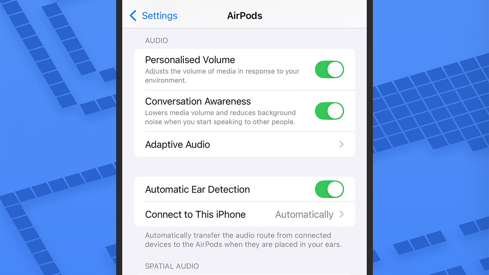 airpod volume settings