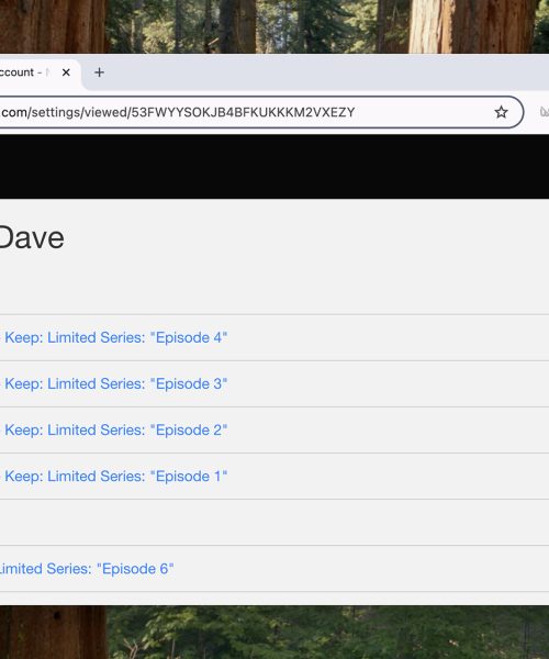 How to reset your terrible streaming recommendations