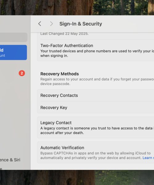 How to set up an Apple legacy contact, in case you die