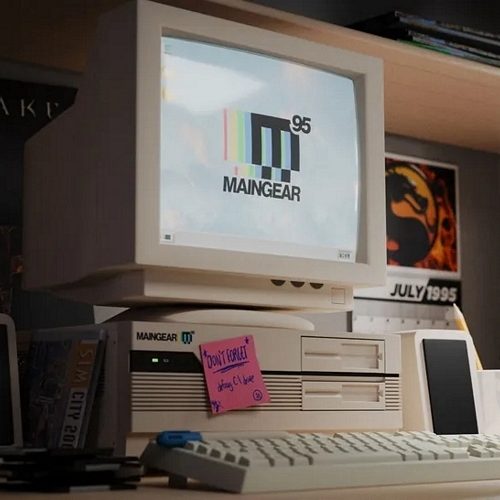 Maingear Retro95 Prebuilt PC Comes with a Vintage 90s Desktop Case