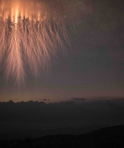 Mysterious red sprite erupts in new astronaut photo