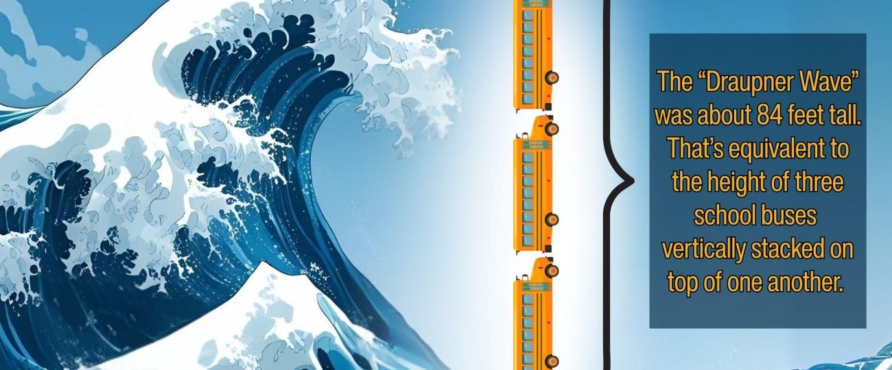 Enormous rogue waves don’t come out of nowhere