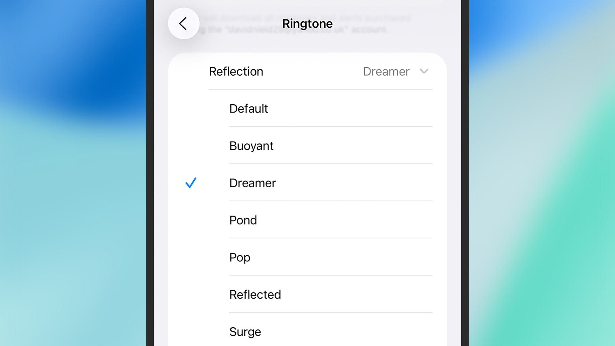 There are new ringtones to try out.