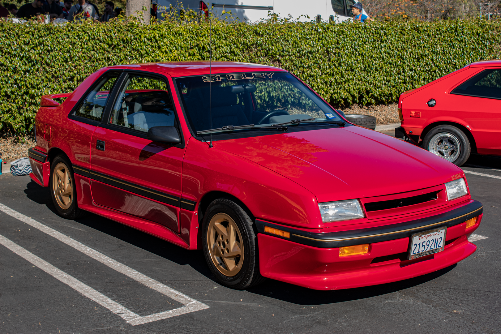 red sedan