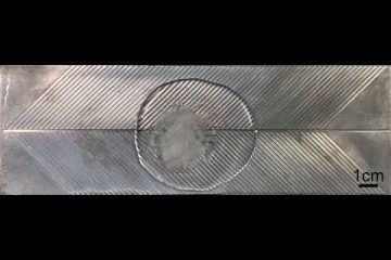 Ice moves by itself on experimental metal surface