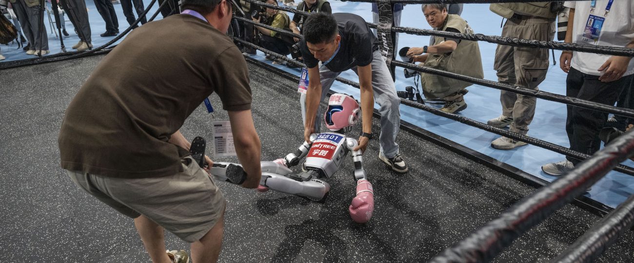 The world’s first robot games were a clumsy mess