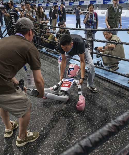 The world’s first robot games were a clumsy mess