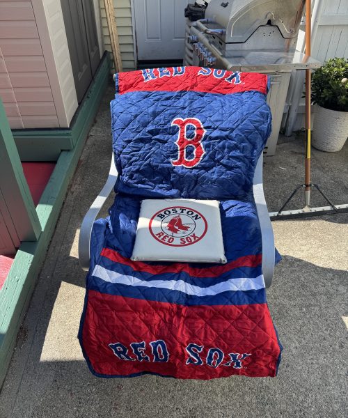 A dedicated son brings Fenway Park to his dad’s backyard