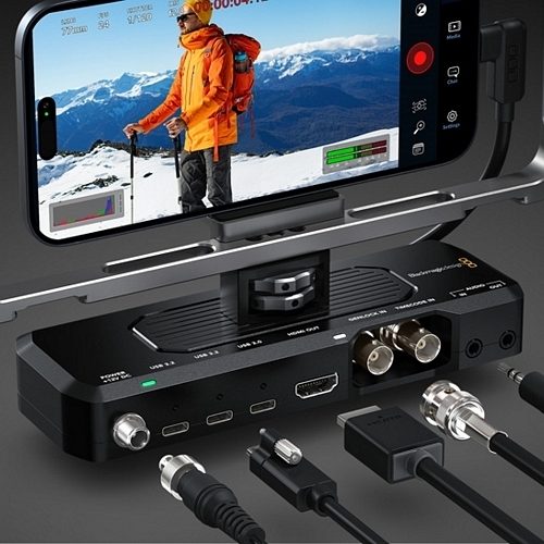 Blackmagic Camera ProDock Turns the iPhone into a Professional Rig for Multi-Cam Productions