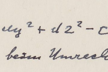 Einstein’s handwritten encyclopedia entry could fetch $200,000