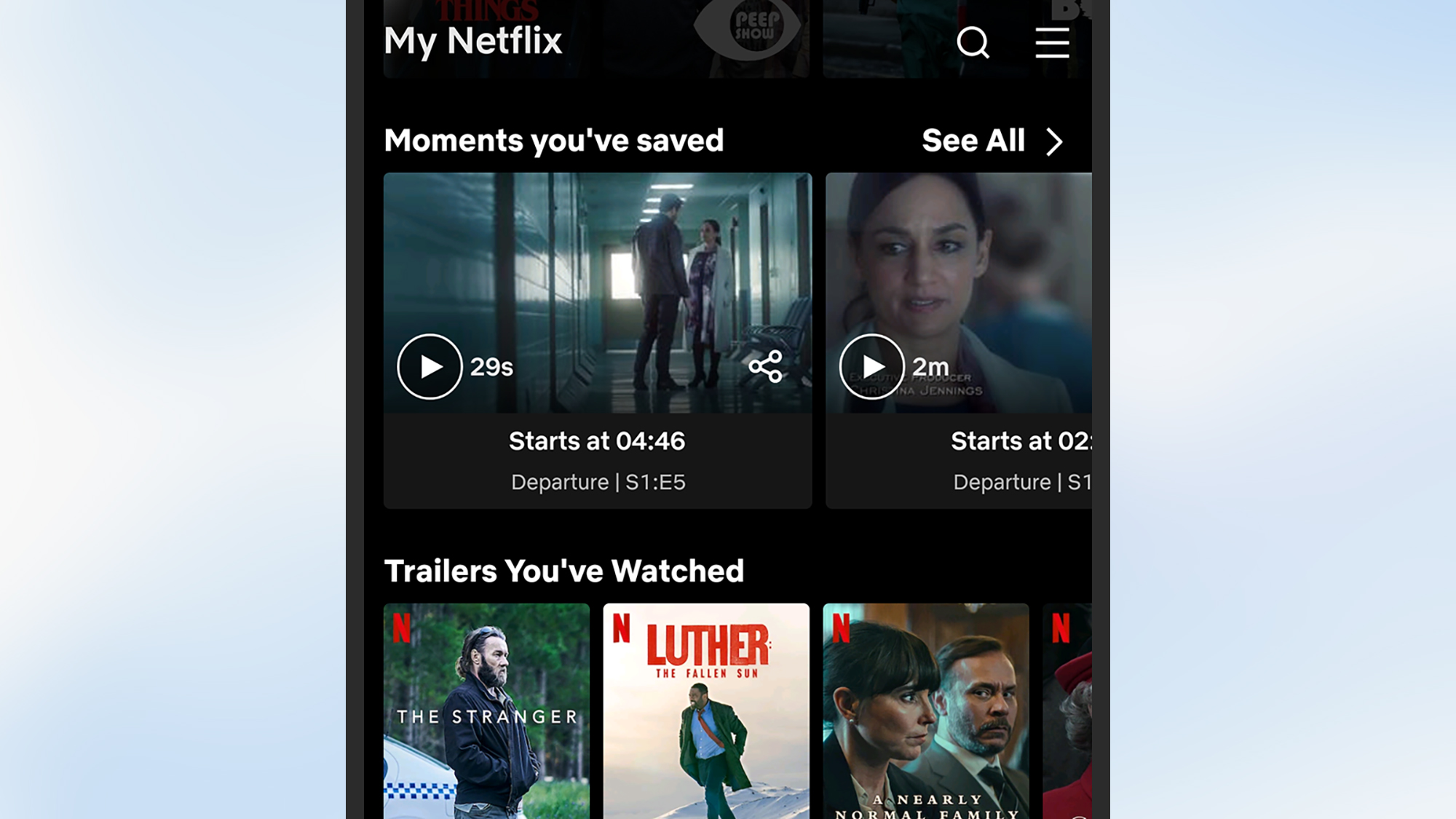 netflix moments library
