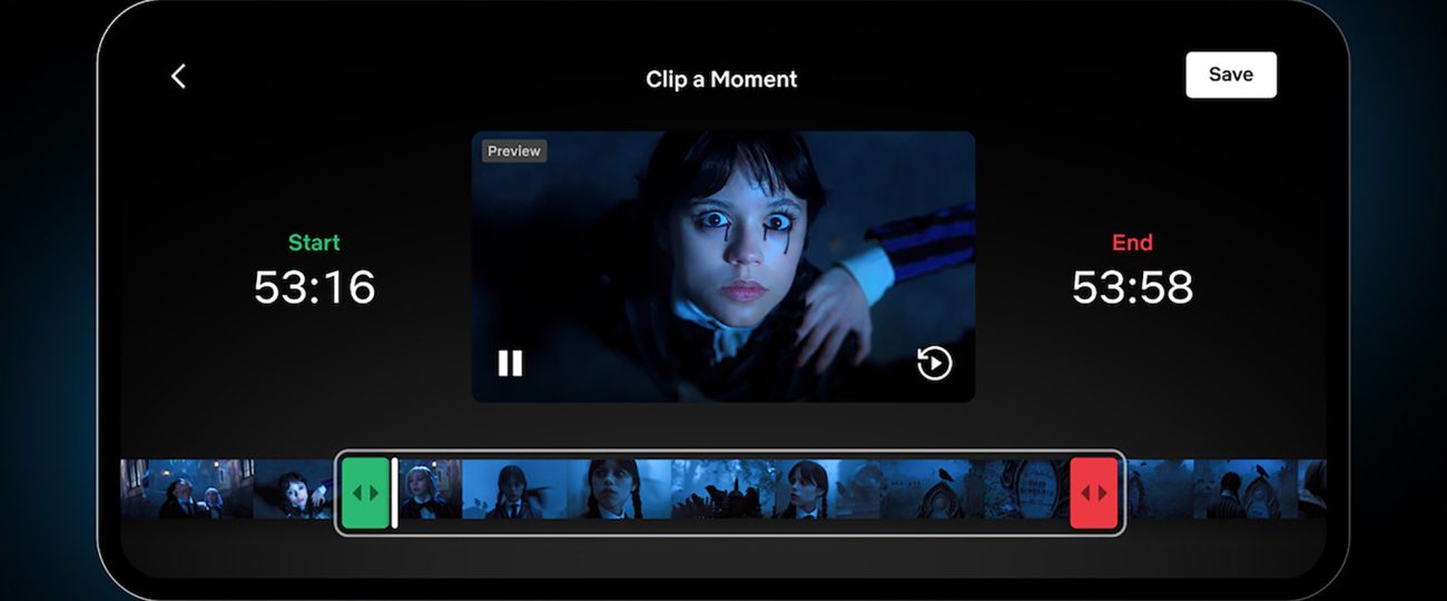 How to save and share your favorite Netflix clips