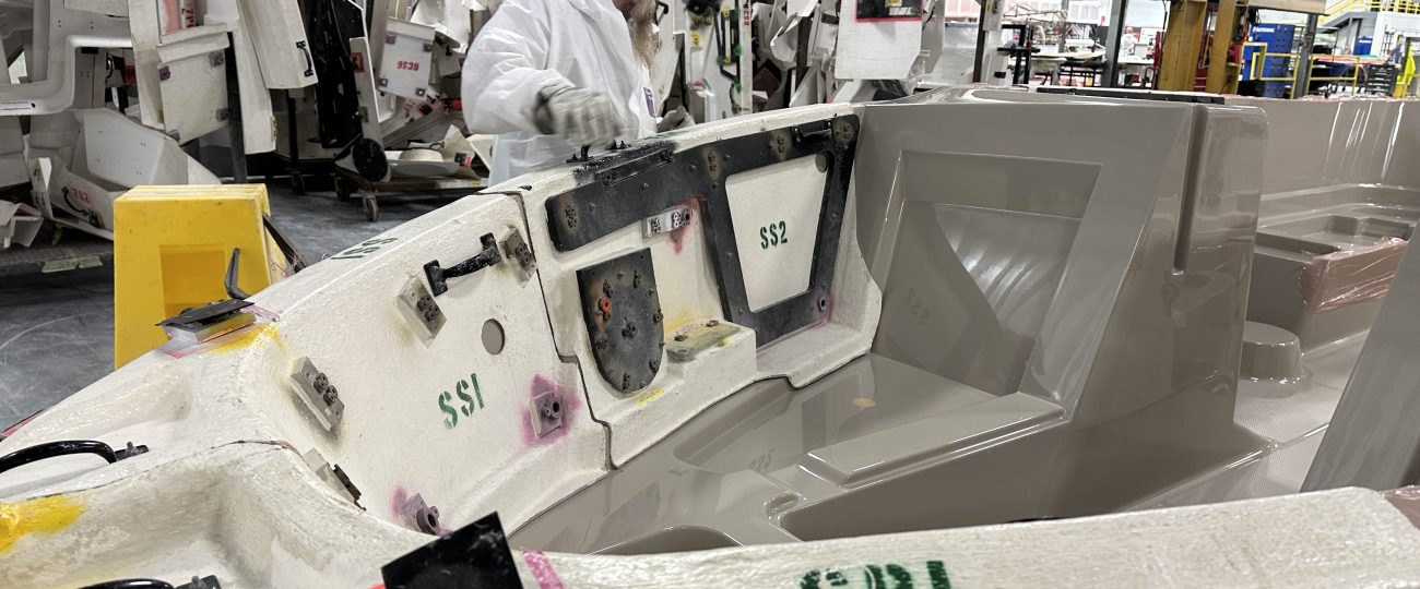 Inside the factory where MasterCraft builds watersports boats from the outside in