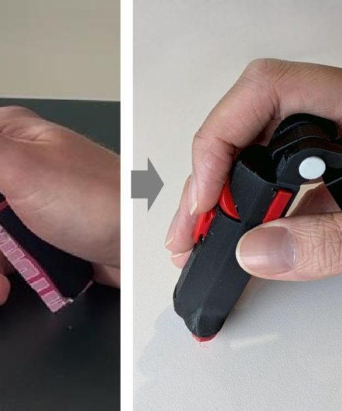 Researchers created a soft squeezable computer mouse