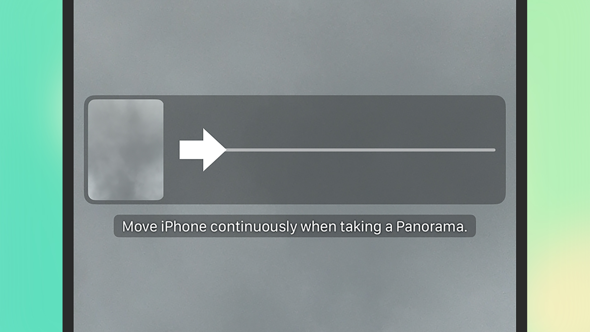 screenshot of pano mode