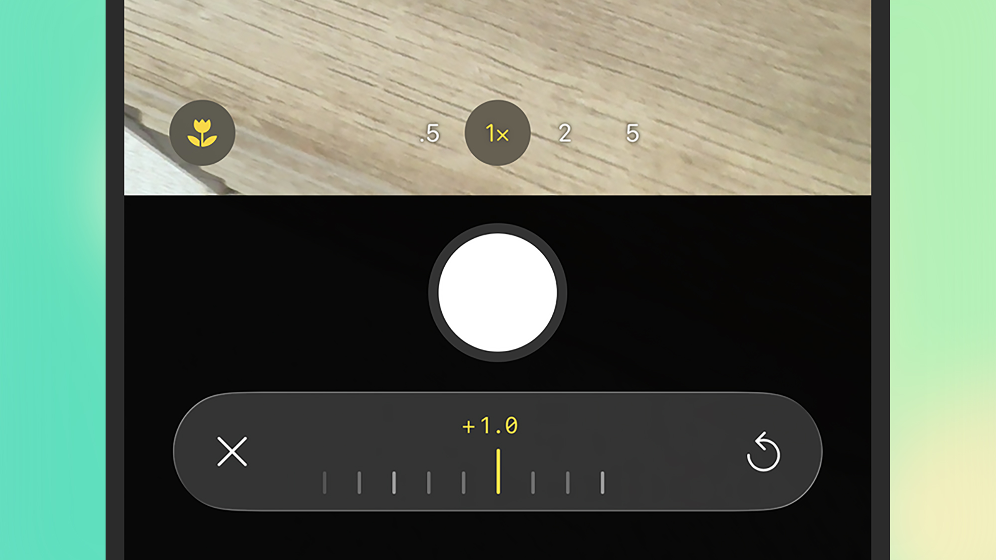 screenshot of photo mode on an iphone