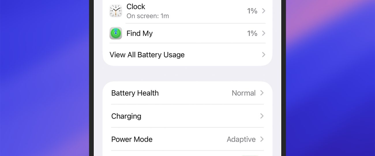 How to use iOS 26’s new battery saving mode