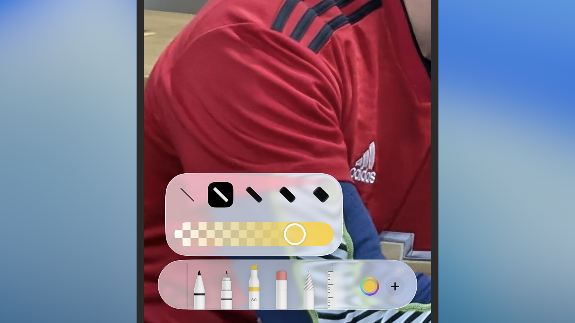 screenshot of tools in preview