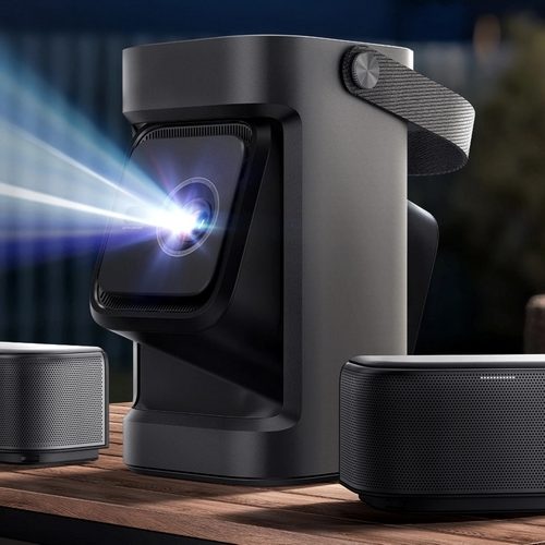 Soundcore Nebula P1 Projector Comes with Detachable Speakers You Can Use Separately