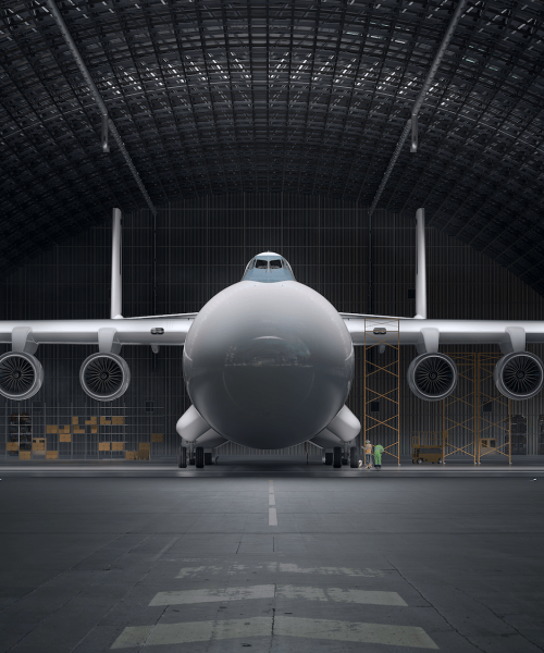 The world’s largest plane will transport wind turbines blades and fighter jets
