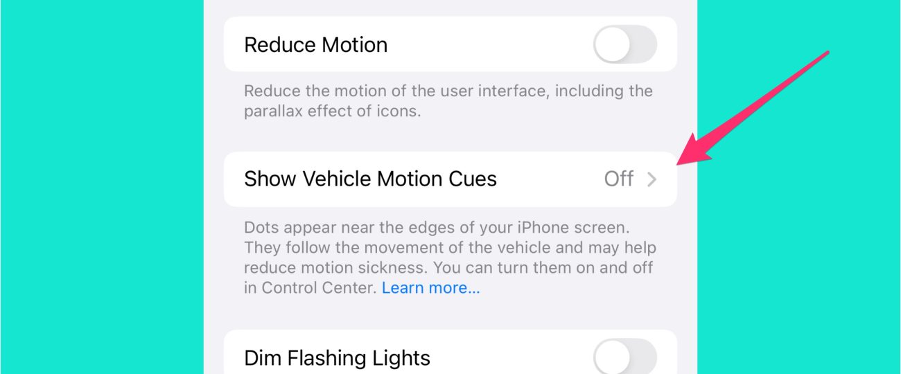 Why you get carsick—and how an iPhone feature might help