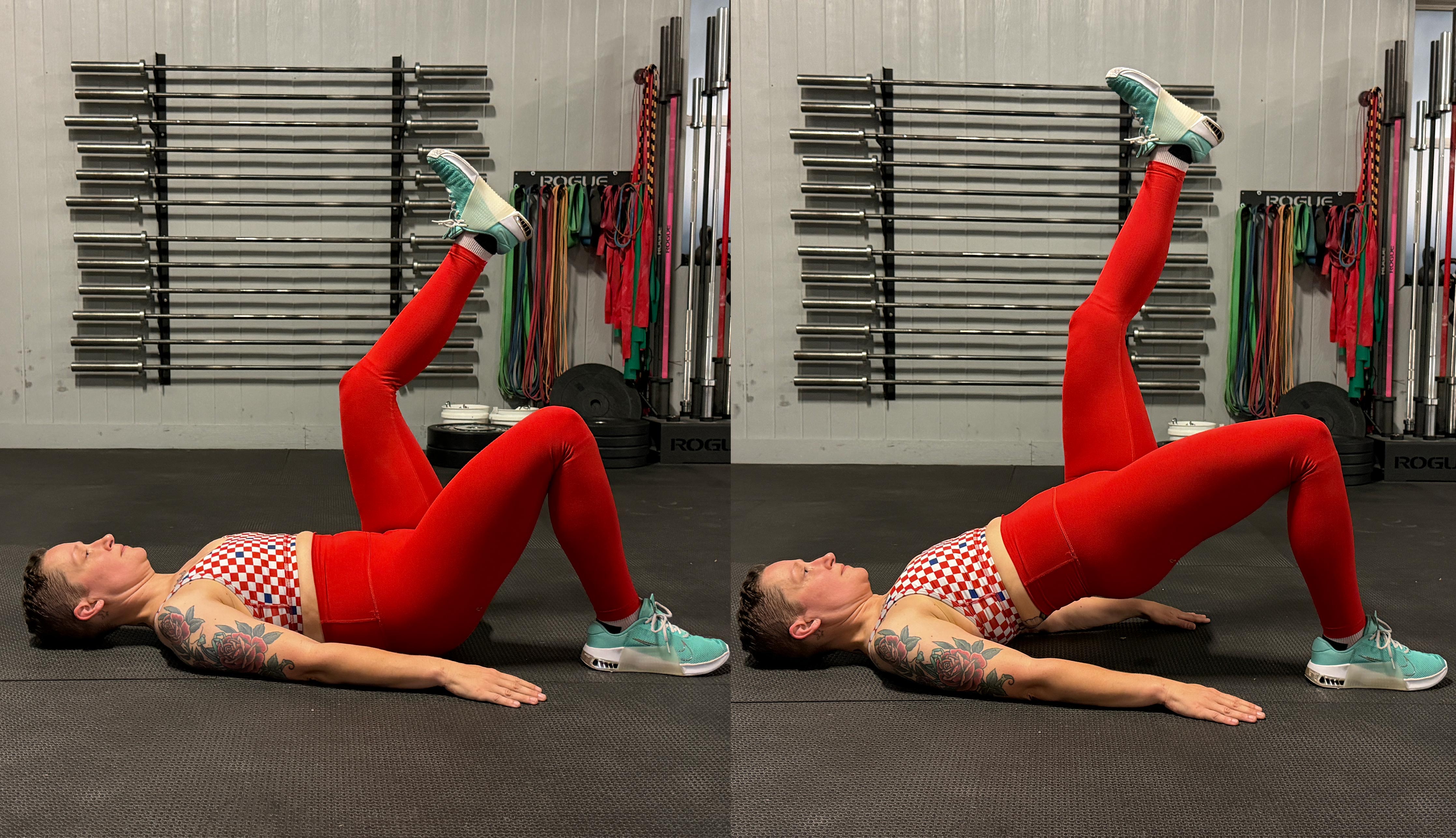One-legged glute bridge