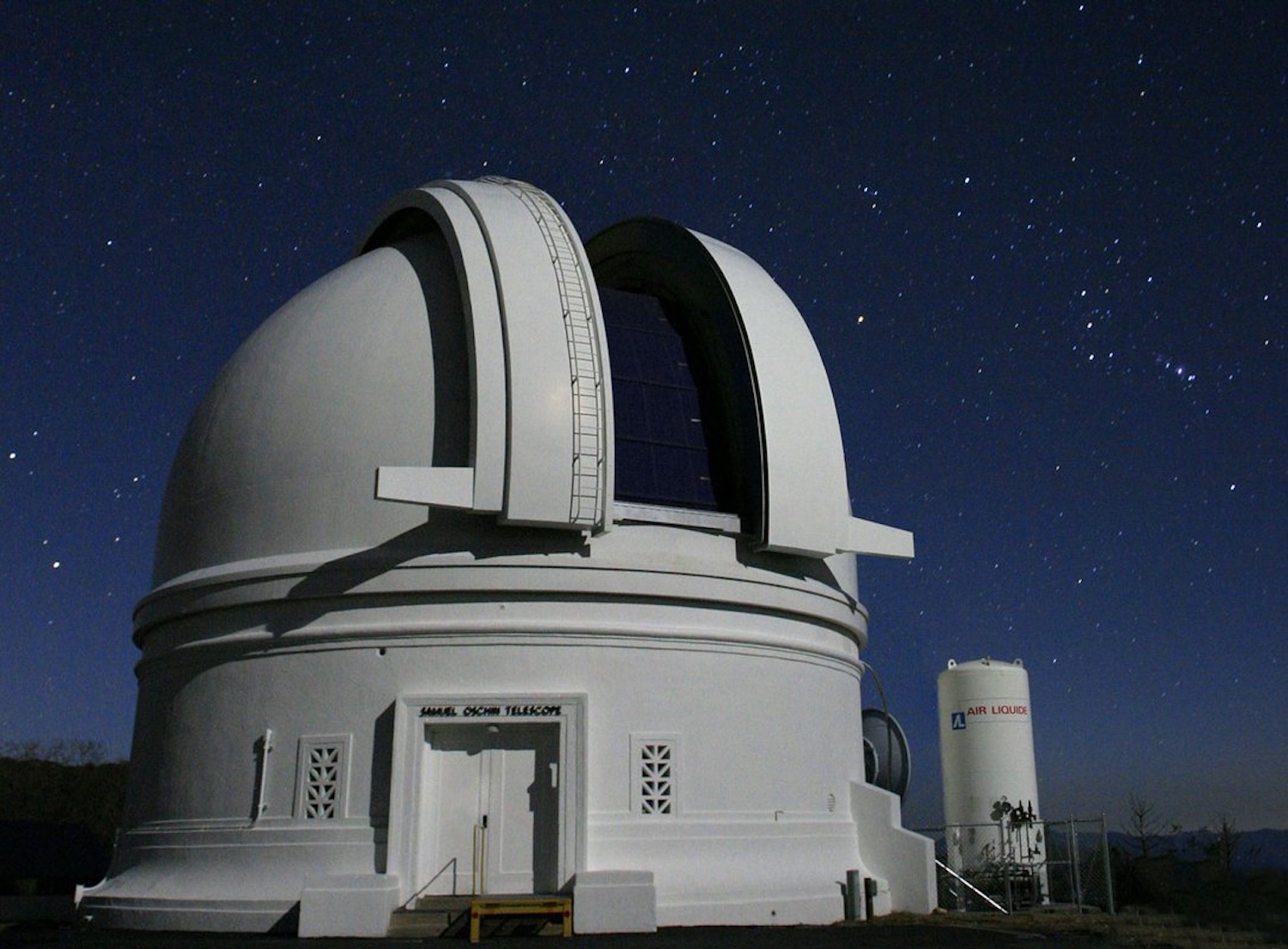 The 48-inch Samuel Oschin Telescope at Palomar Observatory, where ZTF resides. Credit: Palomar / Caltech