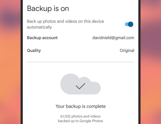 How to back up all your photos and videos to Google Photos