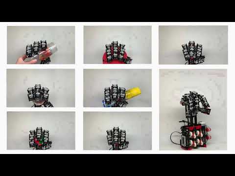 Teen designs and builds a robotic hand with only LEGOs
