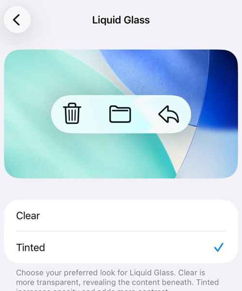 You can finally tone down Liquid Glass on your iPhone