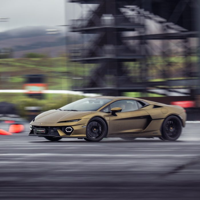Lamborghini’s new hybrid supercar includes a three-level drift mode and three axial flux motors