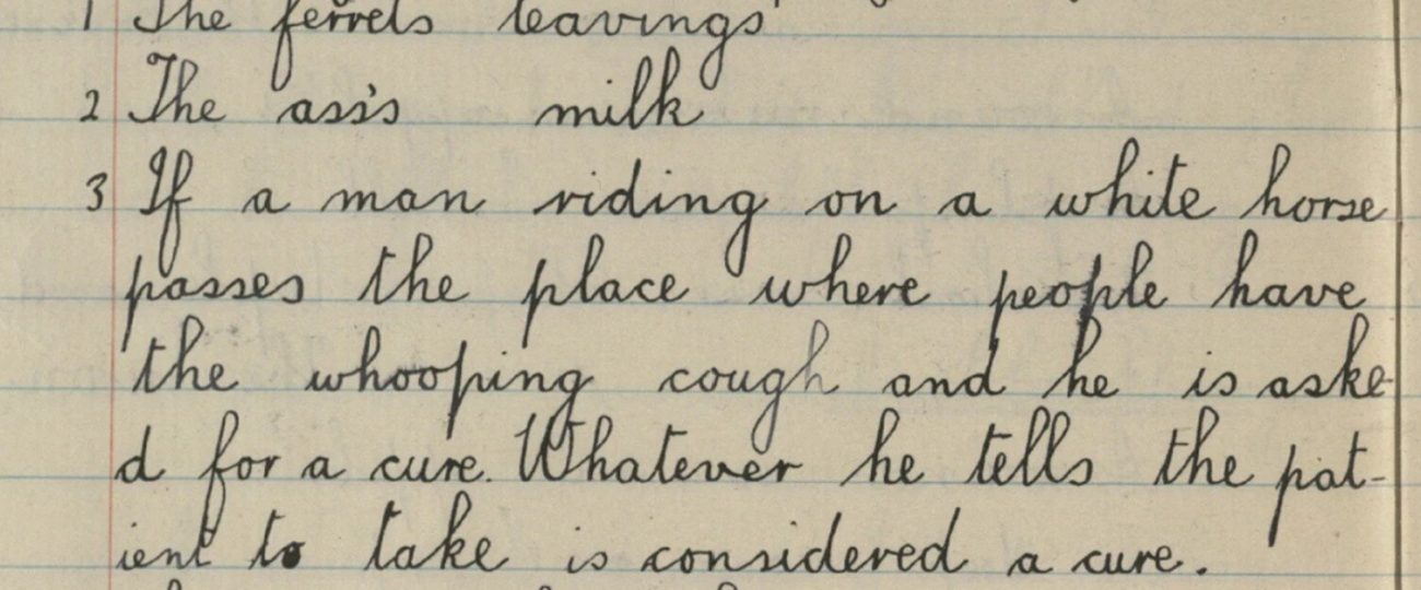 Why using a donkey to treat whooping cough makes sense