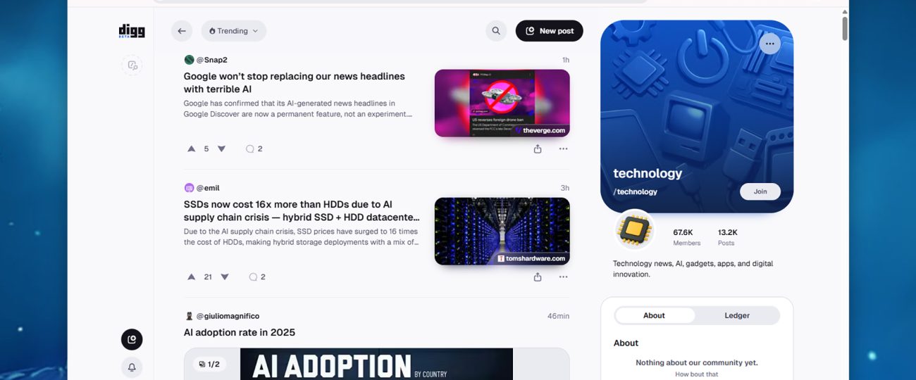 Digg is back to take on Reddit, and you can use it now