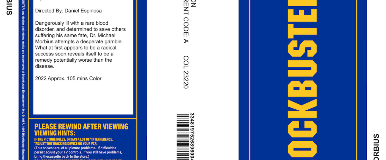 How to make a Blockbuster VHS sleeve for any movie