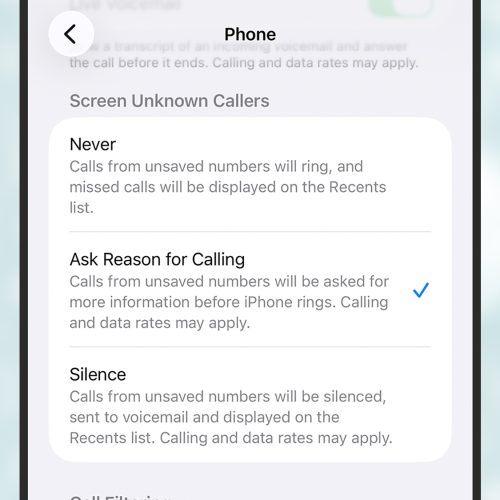 How to stop annoying spam calls