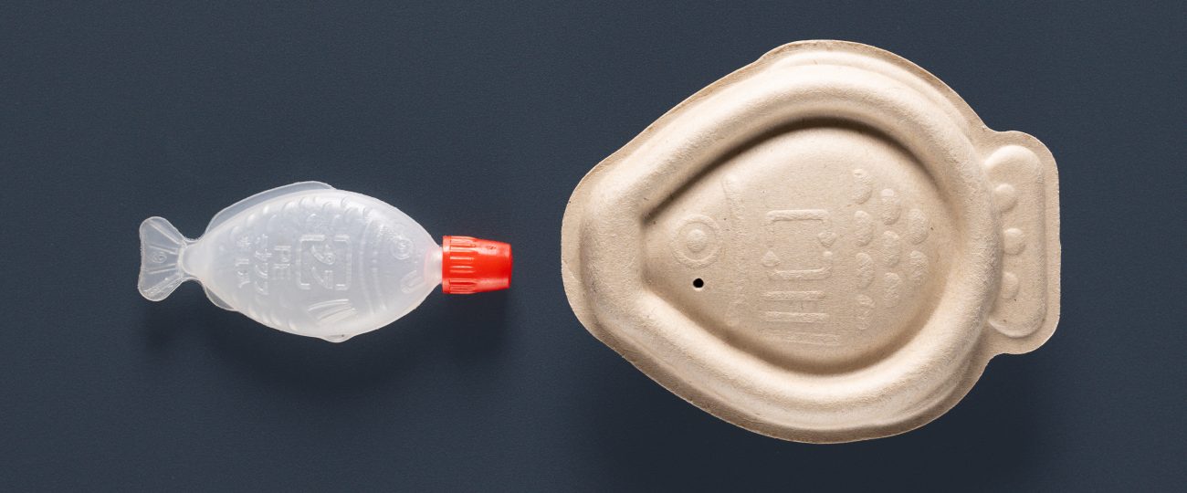 Plastic-free soy sauce container biodegrades in 4 weeks